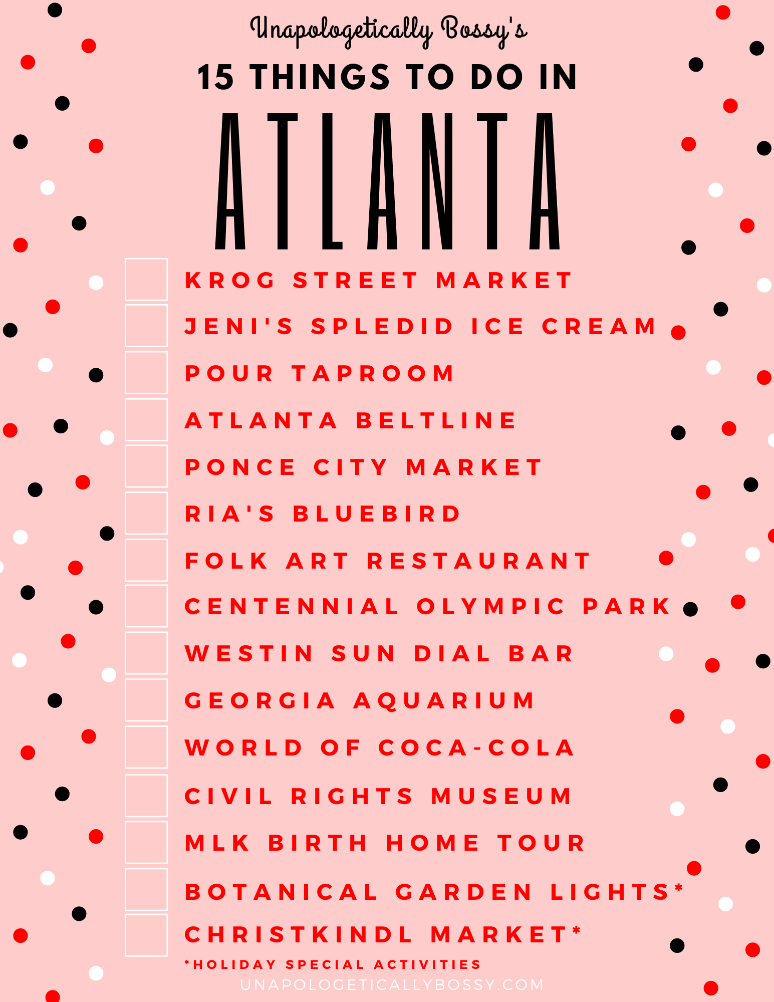 15 Things to Do in Atlanta | Unapologetically Bossy